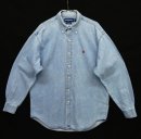 画像: 90'S RALPH LAUREN "BLAKE" デニム 長袖 BDシャツ ライトインディゴ (VINTAGE) 「L/S Shirt」 入荷しました。