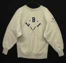 画像: 80'S CHAMPION "L.B.I" 刺繍タグ 袖プリント リバースウィーブ グレー USA製 (VINTAGE) 「Sweat Shirt」 入荷しました。