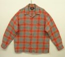 画像: 00'S RRL コットン/ウール 長袖 オープンカラーシャツ チェック柄 (VINTAGE) 「L/S Shirt」 入荷しました。