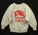 画像: 90'S CHAMPION "IOWA STATE" 刺繍タグ リバースウィーブ グレー USA製 (VINTAGE) 「Sweat Shirt」 入荷しました。