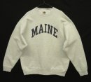 画像: 90'S FRUIT OF THE LOOM "MAINE" 染み込みプリント ヘビーウエイト スウェット ヘザーグレー USA製 (VINTAGE) 「Sweat Shirt」 入荷しました。