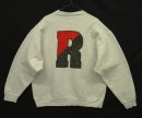 画像: 90'S FRUIT OF THE LOOM "RUTGERS UNIVERSITY" 両面プリント ヘビーウエイト スウェット ヘザーグレー USA製 (VINTAGE) 「Sweat Shirt」 入荷しました。