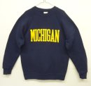 画像: 90'S SANTEE SWEATS "MICHIGAN" ラグランスリーブ スウェットシャツ ネイビー USA製 (VINTAGE) 「Sweat Shirt」 入荷しました。