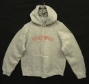 画像: 80'S COLLAGIATE PACIFIC "MANHATTANVILLE" フロッキープリント スウェット パーカー ヘザーグレー USA製 (VINTAGE) 「Parka」 入荷しました。