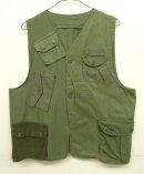 画像: アメリカ軍 ヘリンボーンツイル x コットンサテン リメイク ハーフムーンベスト (REMAKE) 「No Sleeve」 入荷しました。