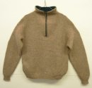 画像: 90'S ORVIS ウール ハーフジップ セーター ベージュ USA製 (VINTAGE) 「Knit」 入荷しました。