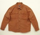 画像: 19'S PATAGONIA モールスキン 長袖 ワークシャツ レンガ (USED) 「L/S Shirt」 入荷しました。