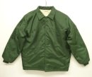 画像: 80'S BIRDIE by RICHARD A LESLIE 裏地ボア付き コーチジャケット ダークグリーン USA製 (VINTAGE) 「Jacket」 入荷しました。