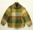 画像: 80'S UNKNOWN ウール 裏ボア入り シャツジャケット チェック柄 (VINTAGE) 「Jacket」 入荷しました。