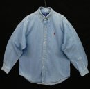 画像: 90'S RALPH LAUREN "BLAIRE" デニム 長袖 BDシャツ ライトインディゴ (VINTAGE) 「L/S Shirt」 入荷しました。