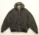 画像: 80'S CARHARTT ブラックデニム アクティブジャケット 裏地チェック柄 USA製 (VINTAGE) 「Jacket」 入荷しました。