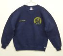 画像: 90'S RUSSELL ATHLETIC 前Vガゼット付き クルーネック スウェットシャツ ネイビー USA製 (VINTAGE) 「Sweat Shirt」 入荷しました。