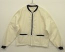 画像: 80'S JOCKEY 三角タグ ３/４ジップ プルオーバー ナイロンジャケット ホワイト PRESTILジップ (VINTAGE) 「Jacket」 入荷しました。