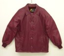 画像: 70'S SEARS 裏ボア付き コーチジャケット バーガンディ USA製 (VINTAGE) 「Jacket」 入荷しました。