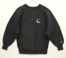 画像: 90'S CHAMPION "筆記体ロゴ" 刺繍タグ リバースウィーブ ブラック USA製 (VINTAGE) 「Sweat Shirt」 入荷しました。