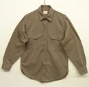 画像: 60'S BIG MAC コットン100% マチ付き ワークシャツ ダークベージュ USA製 (VINTAGE) 「L/S Shirt」 入荷しました。