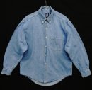 画像: 90'S GAP 旧タグ デニム 長袖 BDシャツ ライトインディゴ USA製 (VINTAGE) 「L/S Shirt」 入荷しました。