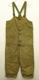 画像: 40'S アメリカ軍 US NAVY ステンシル入り デッキパンツ オーバーオール TALONコの字留めジップ (VINTAGE) 「Bottoms」 入荷しました。