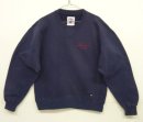 画像: 90'S RUSSELL ATHLETIC "PRO COTTON" 前Vガゼット付き クルーネック スウェットシャツ ネイビー USA製 (VINTAGE) 「Sweat Shirt」 入荷しました。