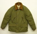 画像: 80'S LL Bean 襟コーデュロイ グースダウンジャケット オリーブ USA製 (VINTAGE) 「Jacket」 入荷しました。