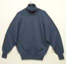 画像: 90'S イタリア "POLIZEI" メリノウール タートルネック セーター ブルー (DEADSTOCK) 「Knit」 入荷しました。