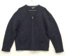 画像: 90'S J.CREW 旧タグ ウール Vネック ジップカーディガン ネイビー (VINTAGE) 「Knit」 入荷しました。