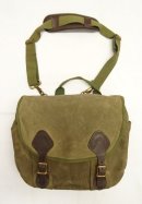 画像: 80'S LL Bean ワックスコットン/レザー ショルダーバッグ カーキ USA製 (VINTAGE) 「Bag」 入荷しました。