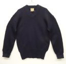 画像: 50'S GOEBEL-BROWN SPORTING GOODS リブ長 ウール Vネック ニット ネイビー (VINTAGE) 「Knit」入荷しました。