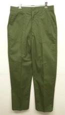 画像: 80'S アメリカ軍 US ARMY "OG507" コットンポリ ベイカーパンツ W34L31 (DEADSTOCK) 「Bottoms」入荷しました。