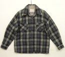 画像: 70'S LUMOER JACK ウール オープンカラーシャツ チェック柄 (VINTAGE) 「L/S Shirt」入荷しました。