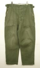 画像: 60'S アメリカ軍 US ARMY "OG107" 初期モデル コットンサテン 平ボタン ベイカーパンツ (VINTAGE) 「Bottoms」入荷しました。