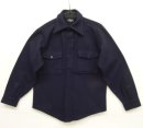 画像: 70'S C.P.O イカリボタン ウール CPOシャツ ネイビー (VINTAGE) 「L/S Shirt」入荷しました。