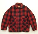 画像: 50'S ACME ウール マッキーノジャケット ブラック/レッド バッファローチェック (VINTAGE) 「Jacket」入荷しました。