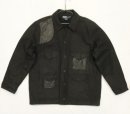 画像: 90'S RALPH LAUREN ワックスコットン/レザー マッキーノジャケット ブラック (VINTAGE) 「Jacket」入荷しました。