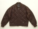 画像: 00'S DICKIES 裏地付き キルティングジャケット ダークブラウン (VINTAGE) 「Jacket」入荷しました。