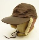 画像: 90'S BANANA REPUBLIC 裏地キルティング シープスキン耳当て付き 2WAY レザーキャップ USA製 (VINTAGE) 「Cap」入荷しました。