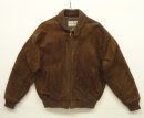 画像: 80'S LL Bean "背面プリーツ" チンスト付き レザー ドリズラージャケット ダークブラウン USA製 (VINTAGE) 「Jacket」入荷しました。