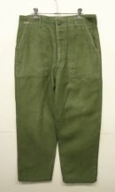 画像: 60'S アメリカ軍 US ARMY "OG107" コットンサテン ベイカーパンツ W34L29 (VINTAGE) 「Bottoms」入荷しました。