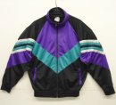 画像: ユーロヴィンテージ OKAY QUALITY WEAR トラックジャケット パープル/ブラック/グリーン (VINTAGE) 「Jacket」入荷しました。