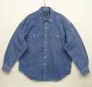 画像: 90'S GAP 旧タグ デニム ワークシャツ インディゴ (VINTAGE) 「L/S Shirt」入荷しました。