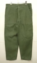 画像: 70'S アメリカ軍 US ARMY "OG107" コットンサテン ベイカーパンツ W34L31 (VINTAGE) 「Bottoms」入荷しました。