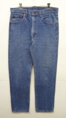 画像: 90'S LEVIS 505 デニム インディゴ W33L30 USA製 (VINTAGE) 「Bottoms」入荷しました。