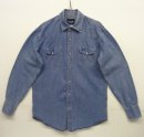 画像: WRANGLER "70127MW" デニム ウエスタンシャツ インディゴ (VINTAGE) 「L/S Shirt」入荷しました。