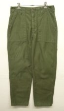 画像: 70'S アメリカ軍 US ARMY "OG107" コットンサテン ベイカーパンツ W34L31 (VINTAGE)「Bottoms」入荷しました。