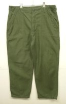 画像: 70'S アメリカ軍 US ARMY "OG107" コットンサテン ベイカーパンツ W38L31 (VINTAGE) 「Bottoms」入荷しました。