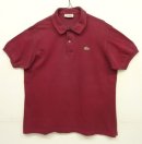 画像: 80'S CHEMISE LACOSTE ポロシャツ ワインレッド フランス製 (VINTAGE) 「S/S Polo」入荷しました。