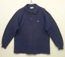 画像: 80'S CHEMISE LACOSTE 長袖 ポロシャツ ネイビー フランス製 (VINTAGE) 「S/S Polo」入荷しました。