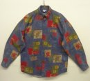 画像: 90'S THE TERRITORY AHEAD プリント BDシャツ ブルーベース/総柄 (VINTAGE) 「L/S Shirt」入荷しました。