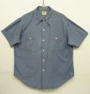 画像: 70'S BIG MAC "コットン100%" 半袖 耳付き シャンブレーシャツ USA製 (VINTAGE) 「S/S Shirt」入荷しました。