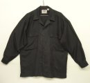 画像: UNKNOWN シルク100% 長袖 オープンカラーシャツ ブラック (VINTAGE) 「L/S Shirt」入荷しました。